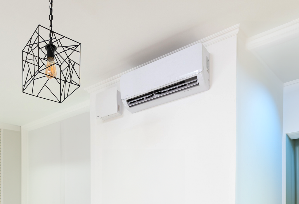 Air Conditioning Unit in home living room